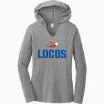 Lima Locos Locos District Women's Perfect Tri Long Sleeve Hoodie Front Thumbnail