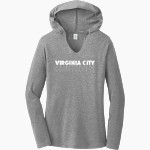 Virginia City Comstockers District Women's Perfect Tri Long Sleeve Hoodie Front Thumbnail
