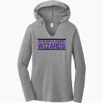 Mater Virtual Academy Wizards <span class="pdp-name-mascot">Mater Virtual Academy Wizards</span> District Women's Perfect Tri Long Sleeve Hoodie Front Thumbnail