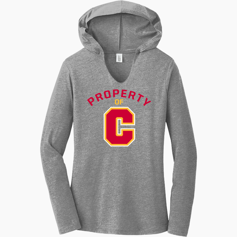 COFFEEVILLE HIGH SCHOOL PIRATES District Women's Perfect Tri Long Sleeve Hoodie