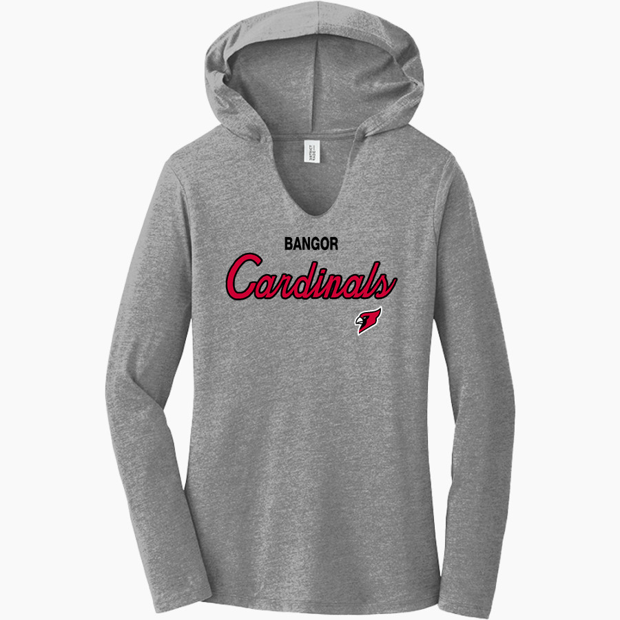 BANGOR HIGH SCHOOL CARDINALS <span class="pdp-name-mascot">BANGOR CARDINALS</span> District Women's Perfect Tri Long Sleeve Hoodie