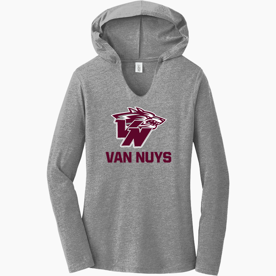VAN NUYS HIGH SCHOOL WOLVES <span class="pdp-name-mascot">VAN NUYS WOLVES</span> District Women's Perfect Tri Long Sleeve Hoodie
