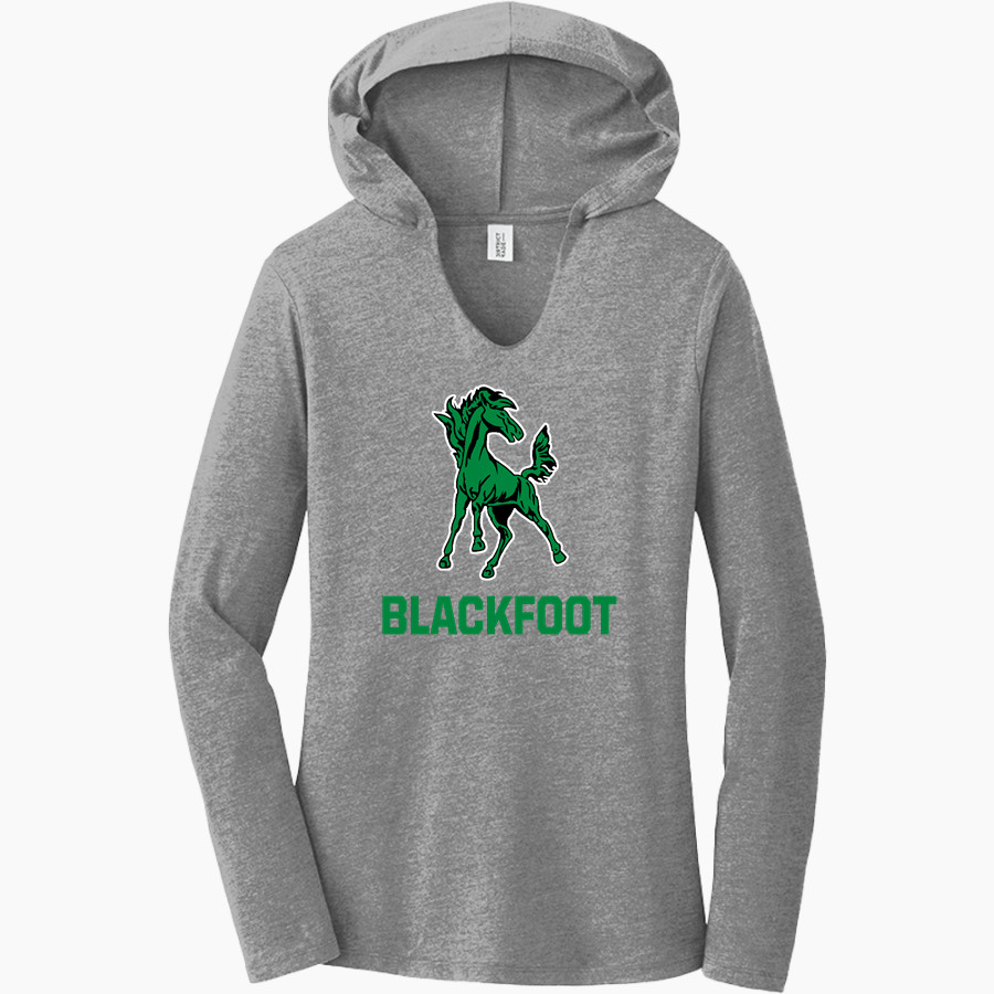 Blackfoot Broncos District Women's Perfect Tri Long Sleeve Hoodie