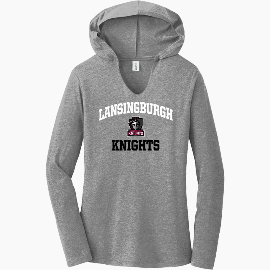Lansingburgh Knights The Official Online Store <span class="pdp-name-mascot">Lansingburgh Knights</span> District Women's Perfect Tri Long Sleeve Hoodie