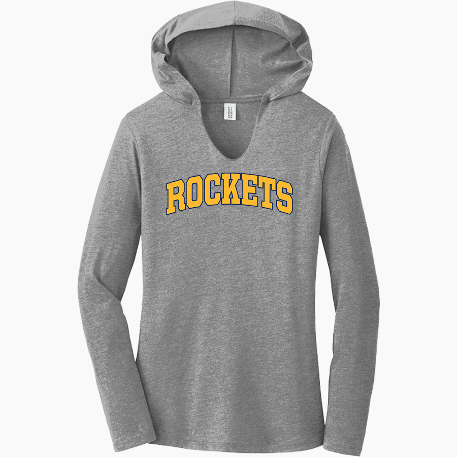 Broughal Rockets <span class="pdp-name-mascot">Broughal Rockets</span> District Women's Perfect Tri Long Sleeve Hoodie
