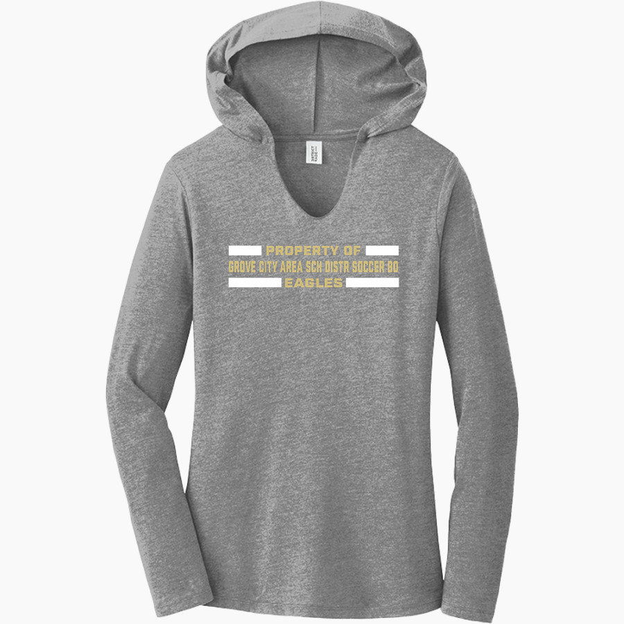 Grove City Area Sch Distr Soccer Bo Eagles <span class="pdp-name-mascot">Grove City Area Sch Distr Soccer Bo Eagles</span> District Women's Perfect Tri Long Sleeve Hoodie