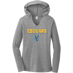 Greenfield Central Cougars Online Store <span class="pdp-name-mascot">Greenfield-Central Cougars</span> District Women's Perfect Tri Long Sleeve Hoodie Front Thumbnail