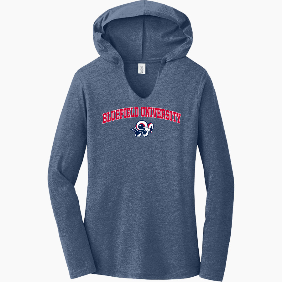 Bluefield University Sideline Store <span class="pdp-name-mascot">Bluefield University</span> District Women's Perfect Tri Long Sleeve Hoodie