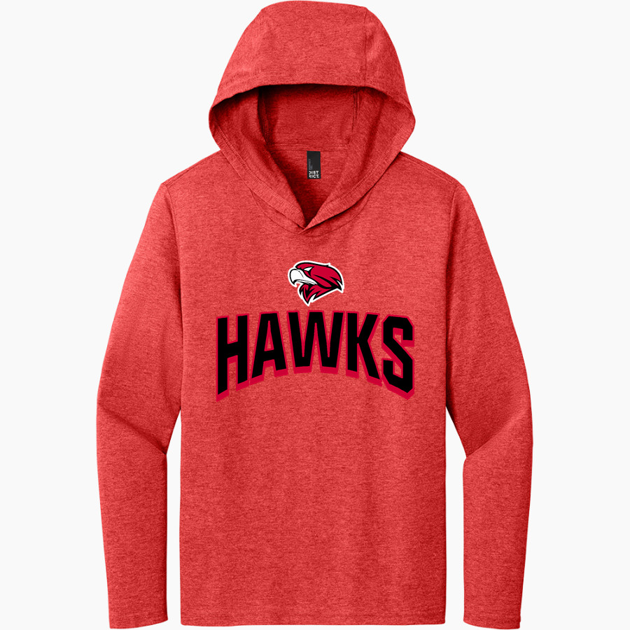 MYRTLE HIGH SCHOOL HAWKS District Men's Perfect Tri Long Sleeve Hoodie