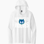 PCRHS Wolves Official Sideline Store <span class="pdp-name-mascot">PROVIDENCE CRISTO REY WOLVES</span> District Men's Perfect Tri Long Sleeve Hoodie Front Thumbnail