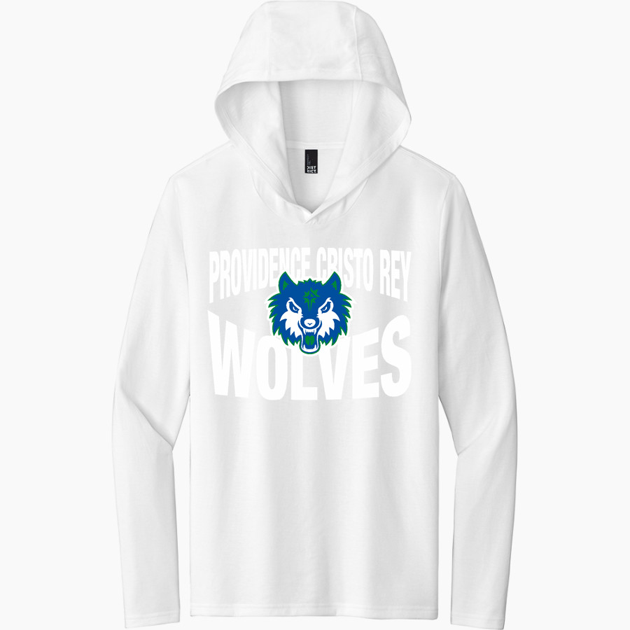 PCRHS Wolves Official Sideline Store <span class="pdp-name-mascot">PROVIDENCE CRISTO REY WOLVES</span> District Men's Perfect Tri Long Sleeve Hoodie