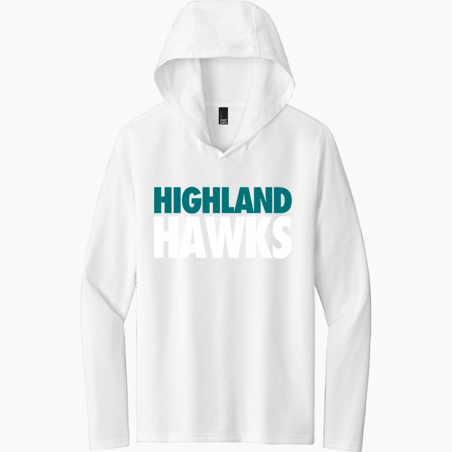 Highland Hawks <span class="pdp-name-mascot">Highland Hawks</span> District Men's Perfect Tri Long Sleeve Hoodie