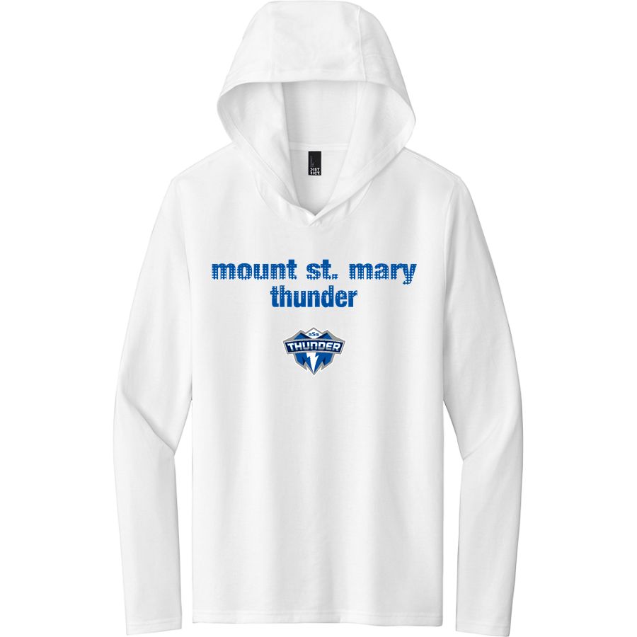 Mount St. Mary Academy believe in the boom <span class="pdp-name-mascot">Mount Saint Mary Academy Thunder</span> District Men's Perfect Tri Long Sleeve Hoodie