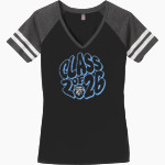Cornerstone Lutheran Guardians <span class="pdp-name-mascot">Cornerstone Lutheran Guardians</span> District Women's Game V-Neck T-Shirt Front Thumbnail