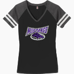 Waubay-Summit Mustangs District Women's Game V-Neck T-Shirt Front Thumbnail