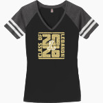 Lebanon Tigers <span class="pdp-name-mascot">Lebanon Tigers</span> District Women's Game V-Neck T-Shirt Front Thumbnail