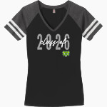 Summit Sabrecats <span class="pdp-name-mascot">Summit School Sabrecats</span> District Women's Game V-Neck T-Shirt Front Thumbnail
