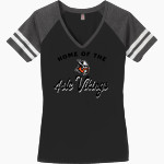 4SLC 4SLC Vikings District Women's Game V-Neck T-Shirt Front Thumbnail