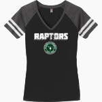 ACADEMIC MAGNET HIGH SCHOOL RAPTORS District Women's Game V-Neck T-Shirt Front Thumbnail