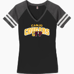 Canjo Cougars <span class="pdp-name-mascot">Canjo Cougars</span> District Women's Game V-Neck T-Shirt Front Thumbnail