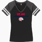Firebirds Fastpitch The Official Online Store District Women's Game V-Neck T-Shirt Front Thumbnail