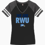 Roger Williams University Hawks <span class="pdp-name-mascot">RWU Hawks</span> District Women's Game V-Neck T-Shirt Front Thumbnail