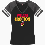 Crofton Cardinals <span class="pdp-name-mascot">Crofton Cardinals</span> District Women's Game V-Neck T-Shirt Front Thumbnail