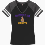 Providence St. Mel Knights <span class="pdp-name-mascot">Providence St. Mel Knights</span> District Women's Game V-Neck T-Shirt Front Thumbnail