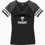 915 Volleyball Club 915 Volleyball Club <span class="pdp-name-mascot">915 Volleyball Club</span> District Women's Game V-Neck T-Shirt Front Thumbnail