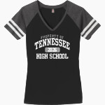 Tennessee Vikings <span class="pdp-name-mascot">Tennessee Vikings</span> District Women's Game V-Neck T-Shirt Front Thumbnail