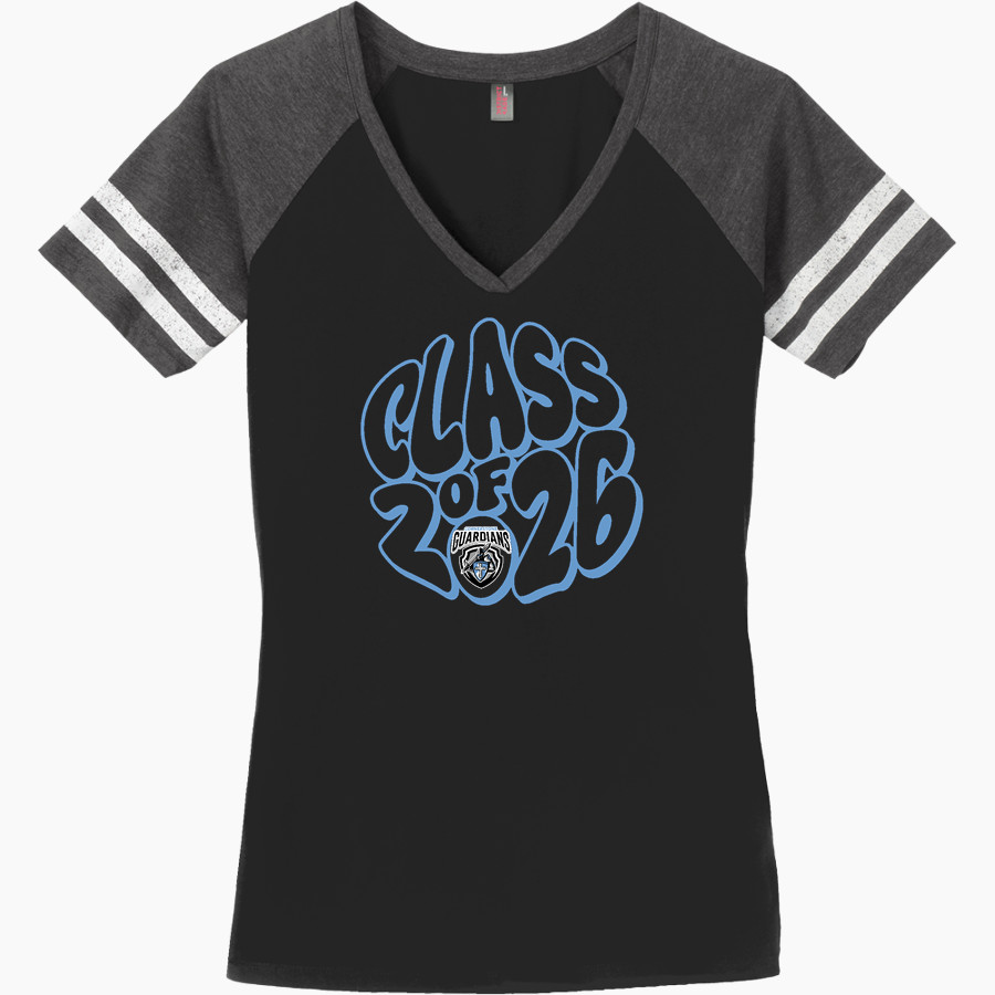 Cornerstone Lutheran Guardians <span class="pdp-name-mascot">Cornerstone Lutheran Guardians</span> District Women's Game V-Neck T-Shirt
