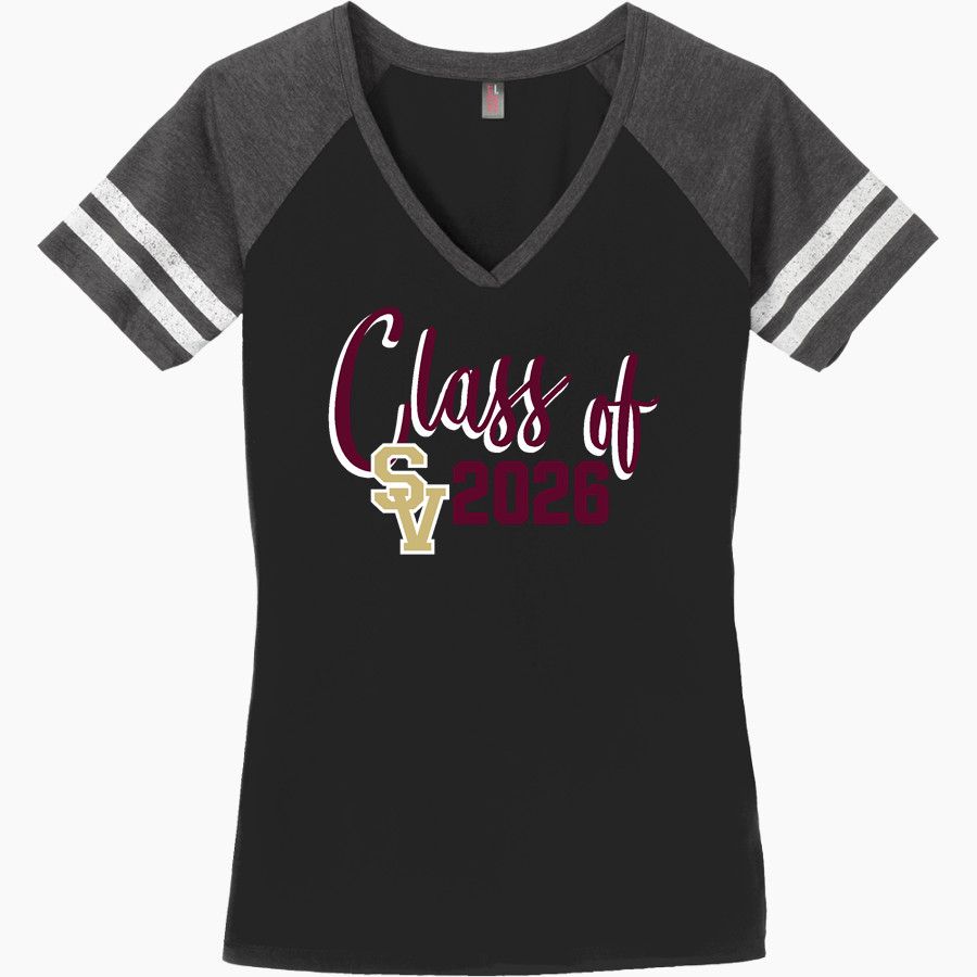 Scotts Valley Falcons <span class="pdp-name-mascot">Scotts Valley Falcons</span> District Women's Game V-Neck T-Shirt
