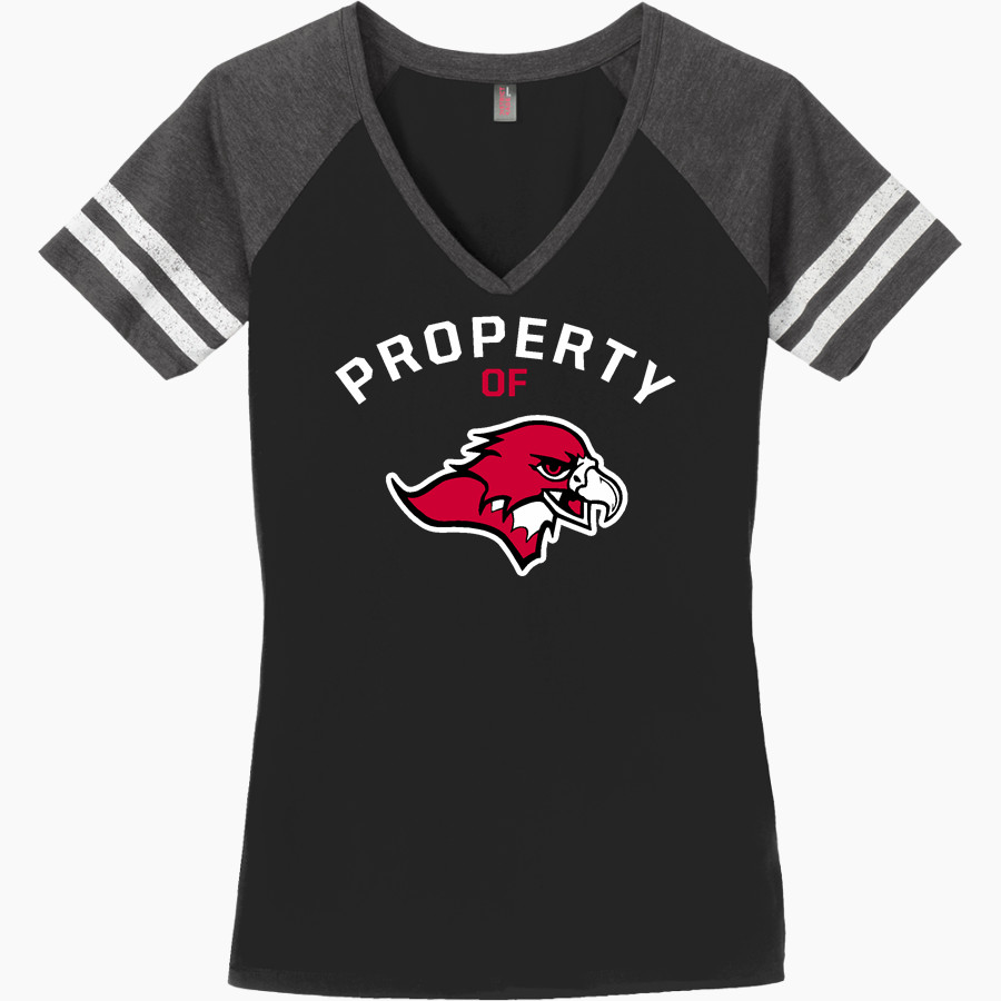 Benedictine University Mesa Redhawks District Women's Game V-Neck T-Shirt