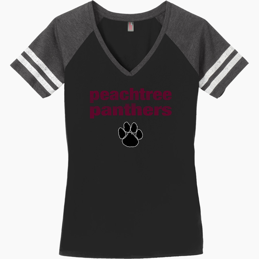 Peachtree Panthers <span class="pdp-name-mascot">Peachtree Academy Panthers</span> District Women's Game V-Neck T-Shirt