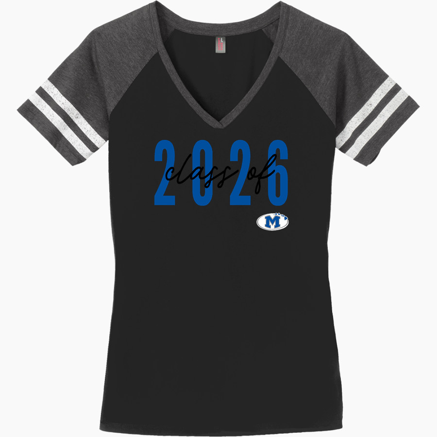 Moanalua Na Menehune District Women's Game V-Neck T-Shirt