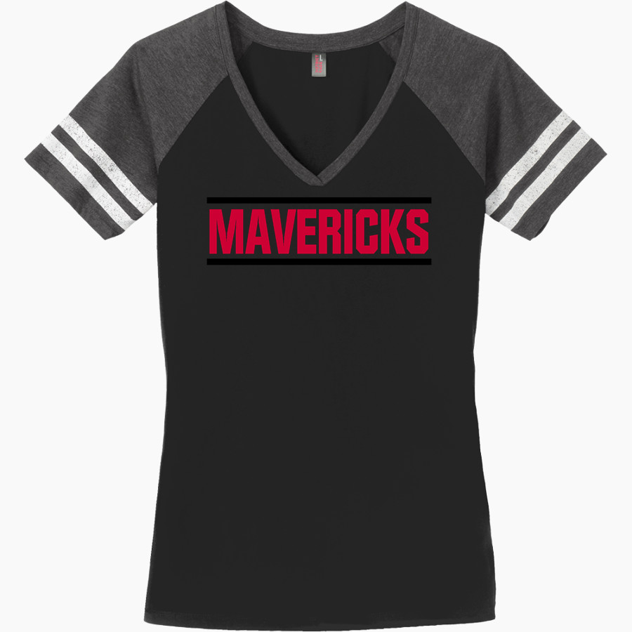 Marshall Mavericks <span class="pdp-name-mascot">Marshall Mavericks</span> District Women's Game V-Neck T-Shirt