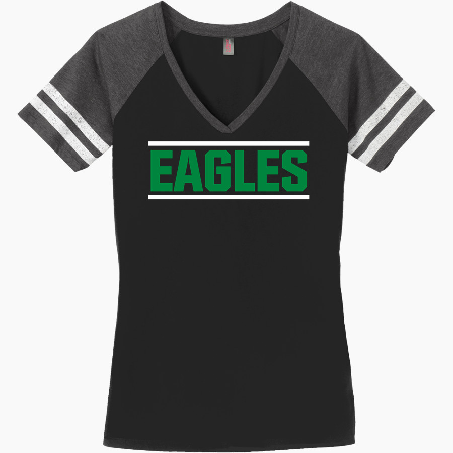 Reynolds Mountain Eagles District Women's Game V-Neck T-Shirt