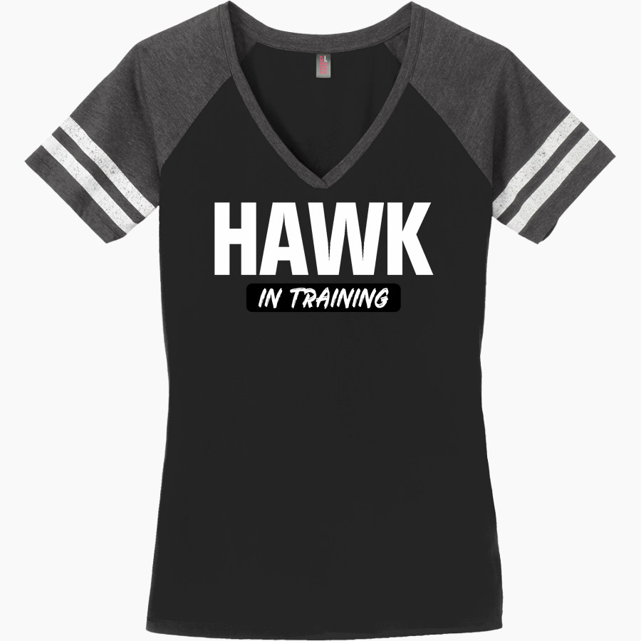 Hartwick Hawks <span class="pdp-name-mascot">Hartwick Hawks</span> District Women's Game V-Neck T-Shirt