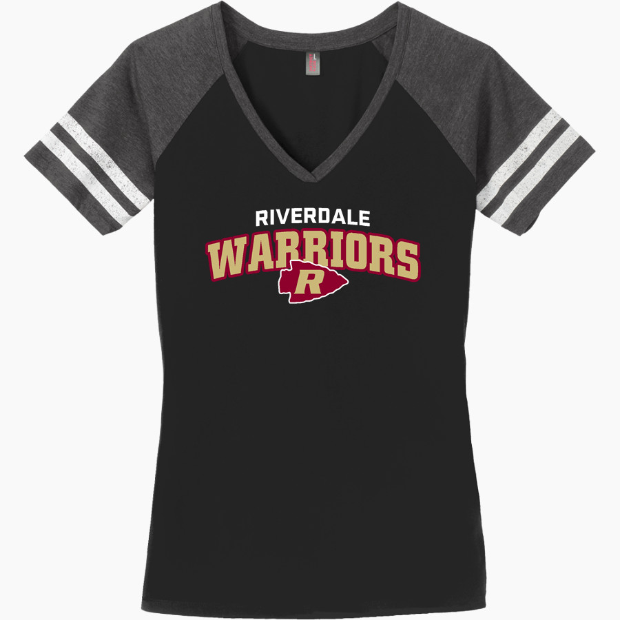 Riverdale Warriors <span class="pdp-name-mascot">Riverdale Warriors</span> District Women's Game V-Neck T-Shirt