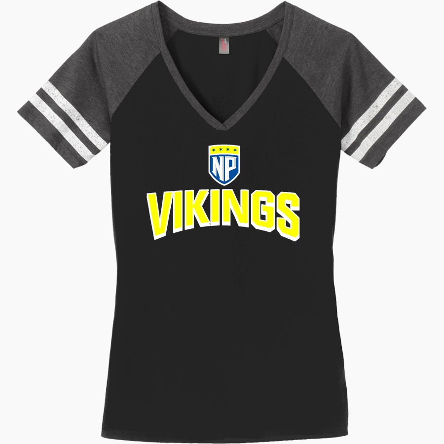 NORTH PARK UNIVERSITY Vikings District Women's Game V-Neck T-Shirt