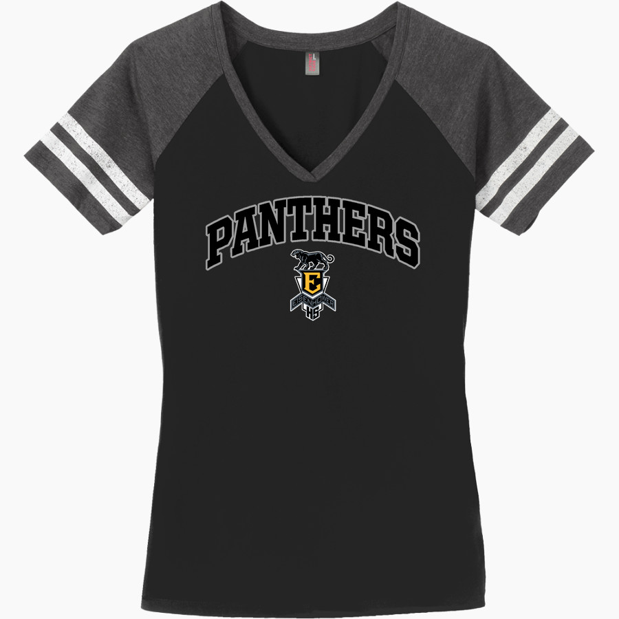 EISENHOWER HIGH SCHOOL PANTHERS <span class="pdp-name-mascot">EISENHOWER PANTHERS</span> District Women's Game V-Neck T-Shirt