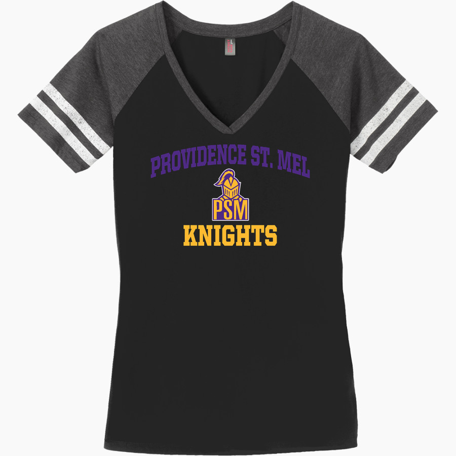 Providence St. Mel Knights <span class="pdp-name-mascot">Providence St. Mel Knights</span> District Women's Game V-Neck T-Shirt