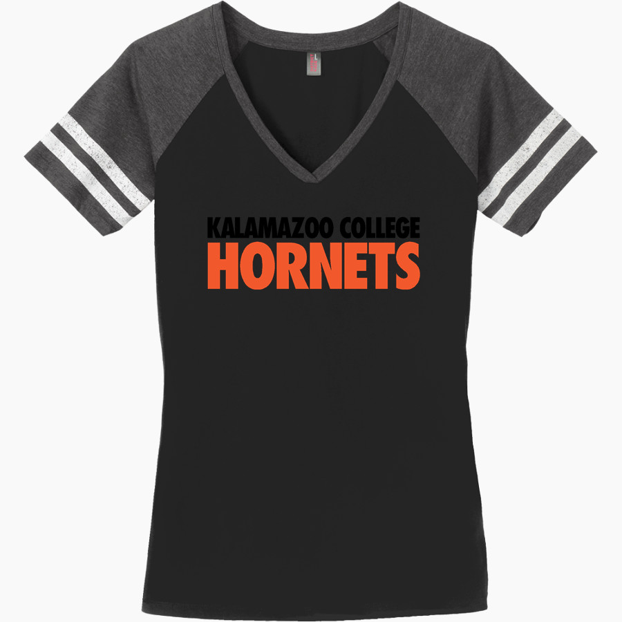 Kalamazoo College Hornets <span class="pdp-name-mascot">Kalamazoo College Hornets</span> District Women's Game V-Neck T-Shirt