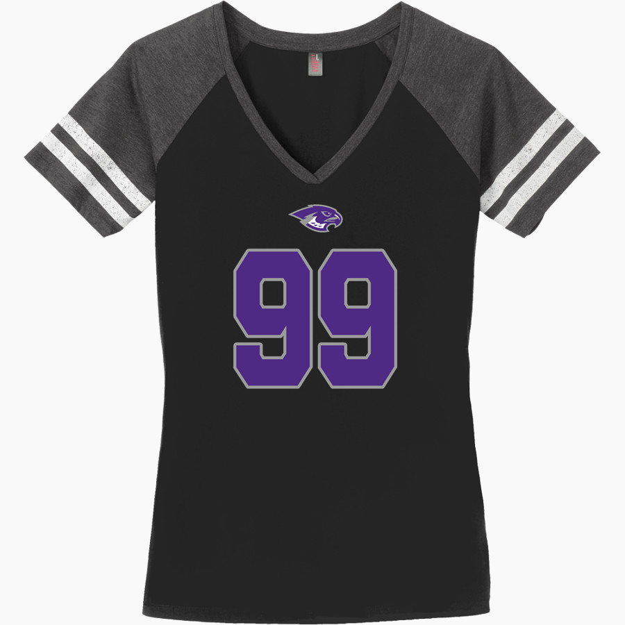 Coudersport Area Falcons <span class="pdp-name-mascot">Coudersport Area High School Falcons</span> District Women's Game V-Neck T-Shirt