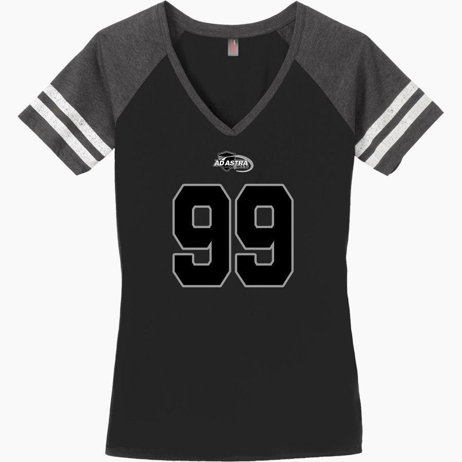 Ad Astra Academies <span class="pdp-name-mascot">Ad Astra Crusaders</span> District Women's Game V-Neck T-Shirt