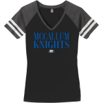 MCCALLUM HIGH SCHOOL KNIGHTS <span class="pdp-name-mascot">MCCALLUM KNIGHTS</span> District Women's Game V-Neck T-Shirt Front Thumbnail