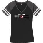 Goshen RedHawks <span class="pdp-name-mascot">Goshen RedHawks</span> District Women's Game V-Neck T-Shirt Front Thumbnail