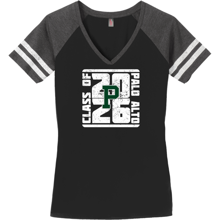 PALO ALTO HIGH SCHOOL VIKINGS <span class="pdp-name-mascot">PALO ALTO VIKINGS</span> District Women's Game V-Neck T-Shirt