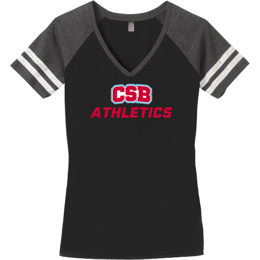COLLEGE OF ST BENEDICT Bennies <span class="pdp-name-mascot">COLLEGE OF ST BENEDICT</span> District Women's Game V-Neck T-Shirt