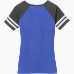 The Blake School BEARS ONLINE STORE District Women's Game V-Neck T-Shirt Back Thumbnail